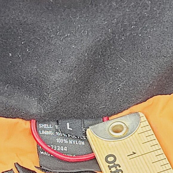 Marker Men's Orange Grey Gore-Tex Long Sleeve Full Zip Windbreaker Jacket Size L - Picture 11 of 15